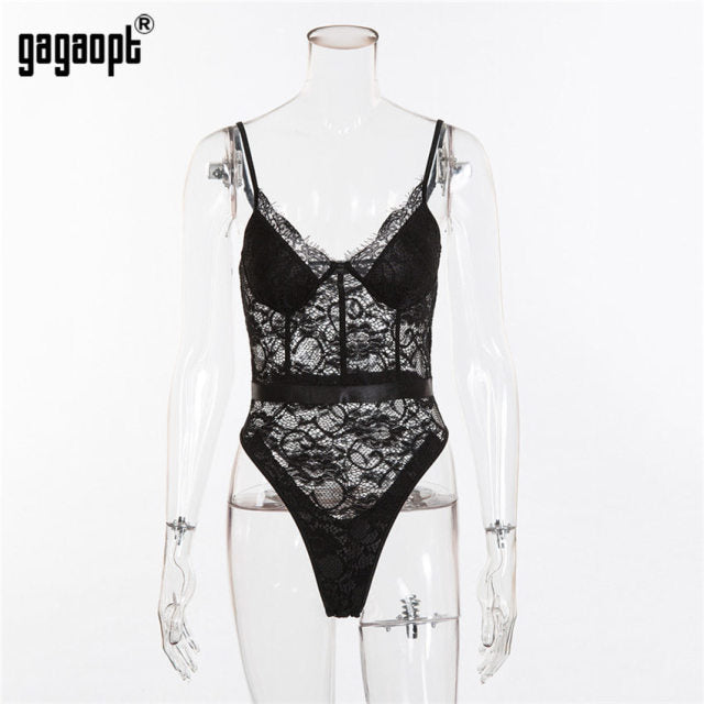 Lace Bodysuit Women