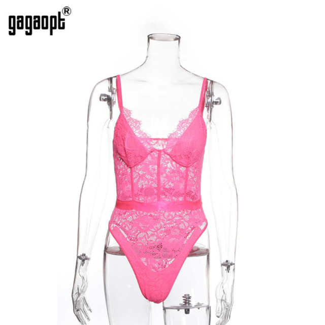 Lace Bodysuit Women