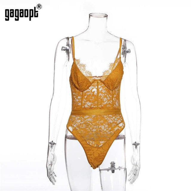 Lace Bodysuit Women