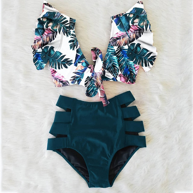 High Waisted Two Piece Bikini