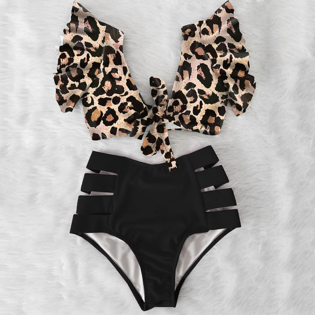 High Waisted Two Piece Bikini