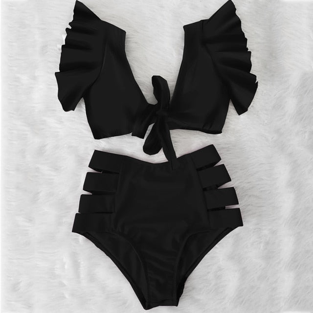 High Waisted Two Piece Bikini