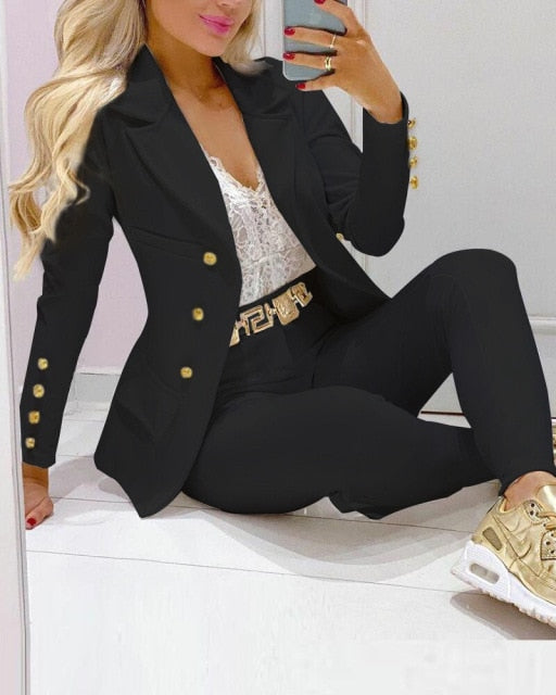 Blazer Jacket & Trousers Co-ord