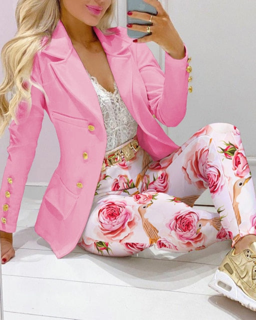 Blazer Jacket & Trousers Co-ord