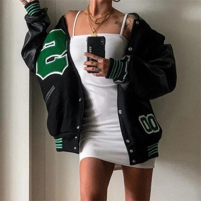 Retro Baseball Bomber Jacket