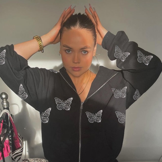 Butterfly Print Co-ord Tracksuit